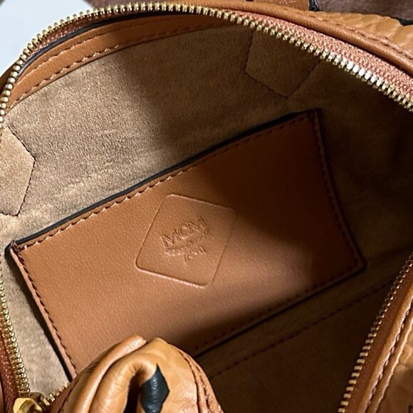 MCM Mini Boston Bag Visetos Boston Bag - Picture 8 of 8